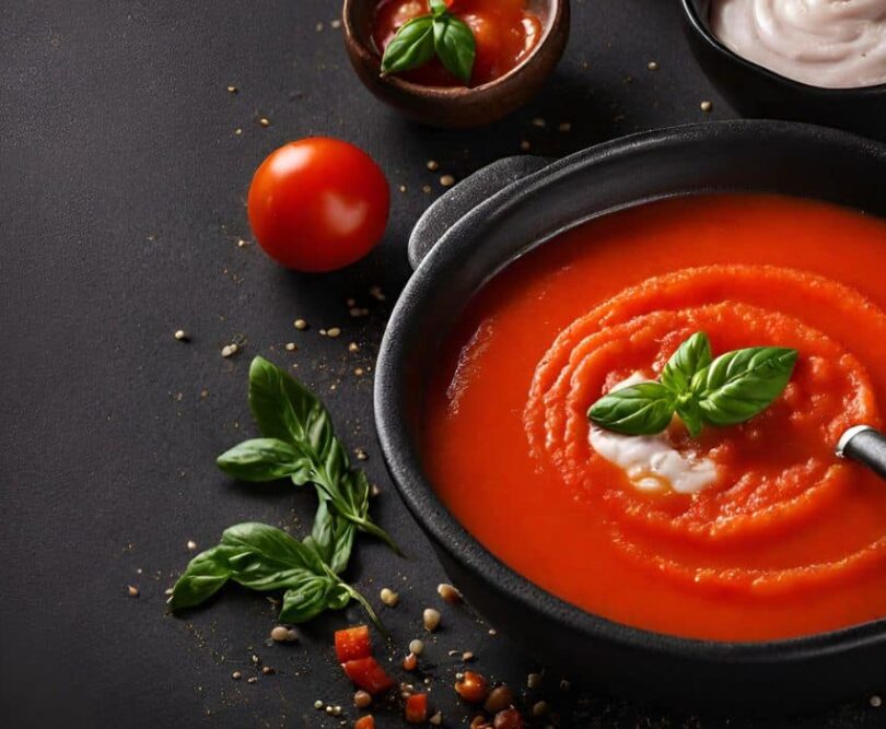 tomato puree soup