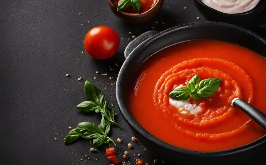 tomato puree soup