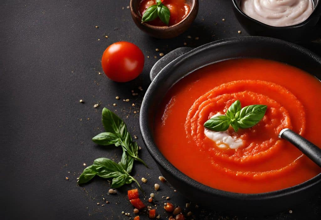 tomato puree soup