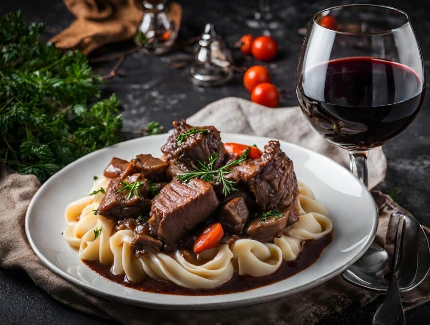 Beef bourguignon