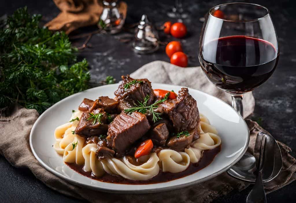 Beef bourguignon