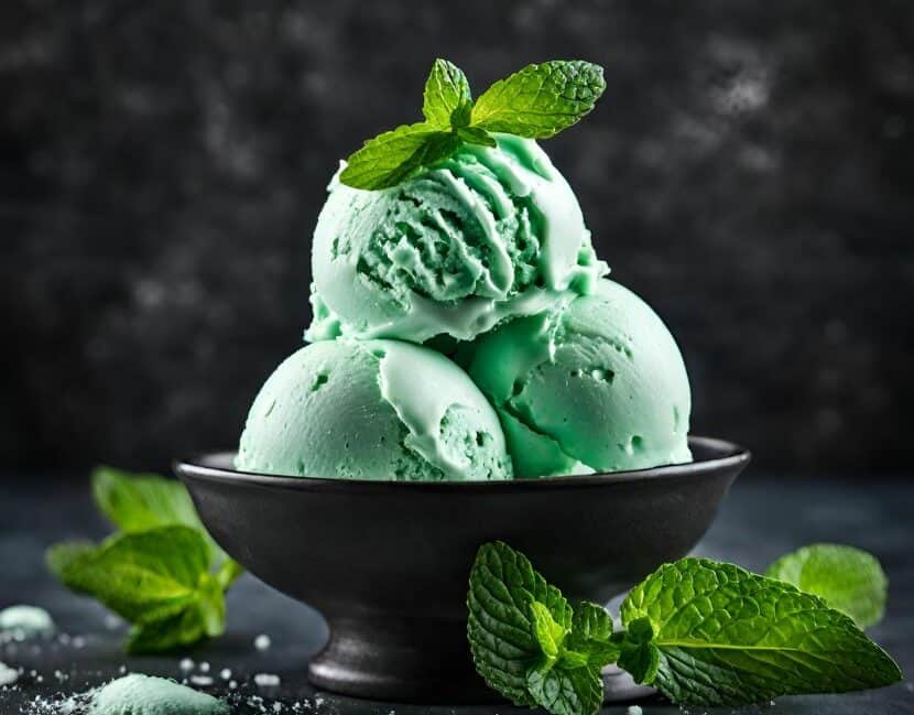 mint ice-cream