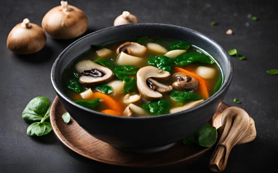 Chinese Vegetable Trio Soup