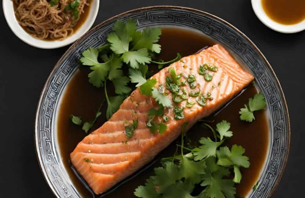 Chinese-Style Baked Salmon