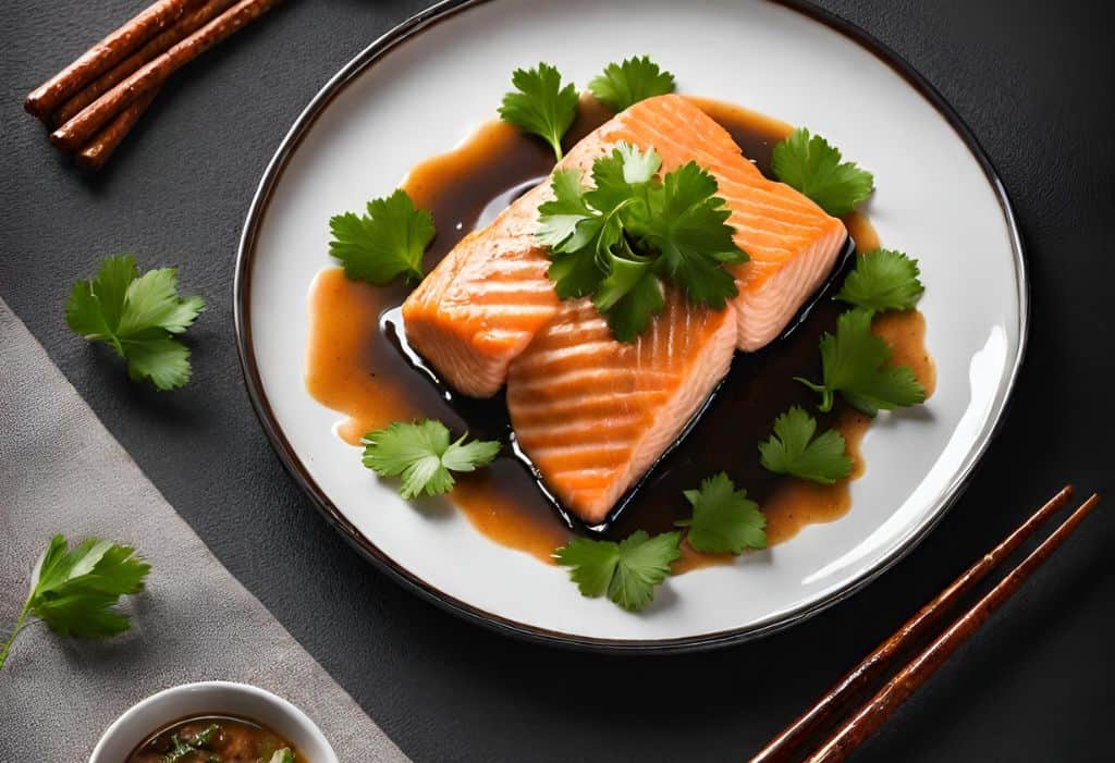 Chinese-Style Baked Salmon 2