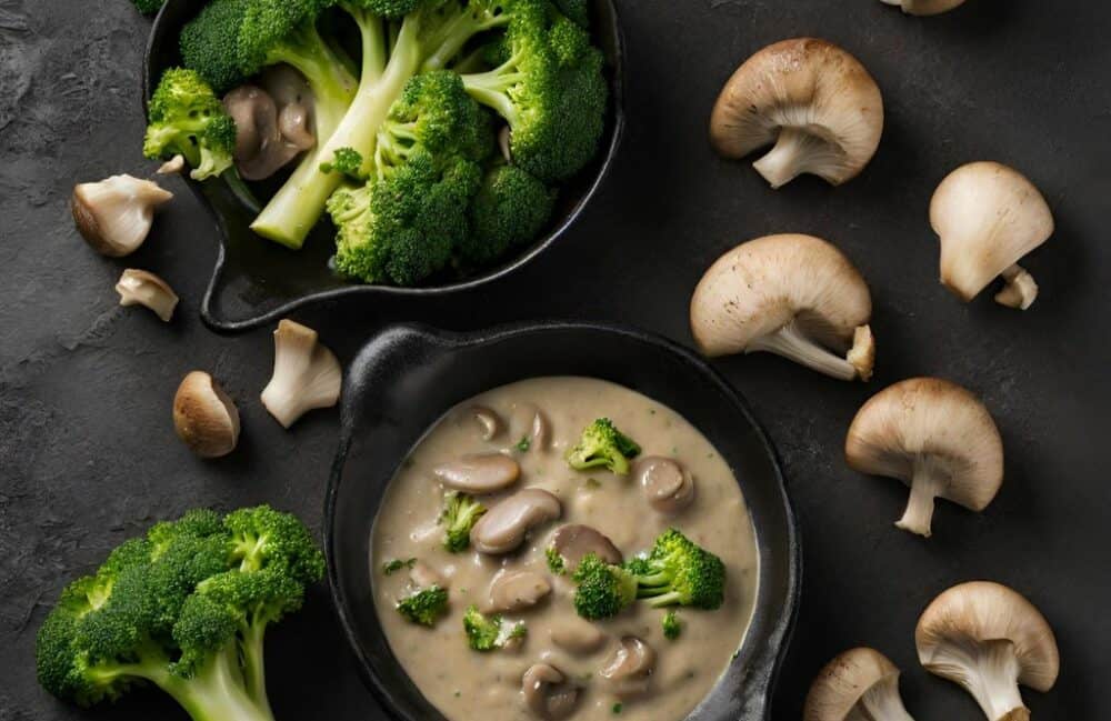 Broccoli and Mushroom Dip Recipe