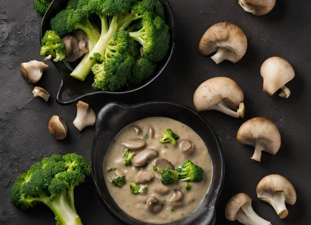 Broccoli and Mushroom Dip Recipe