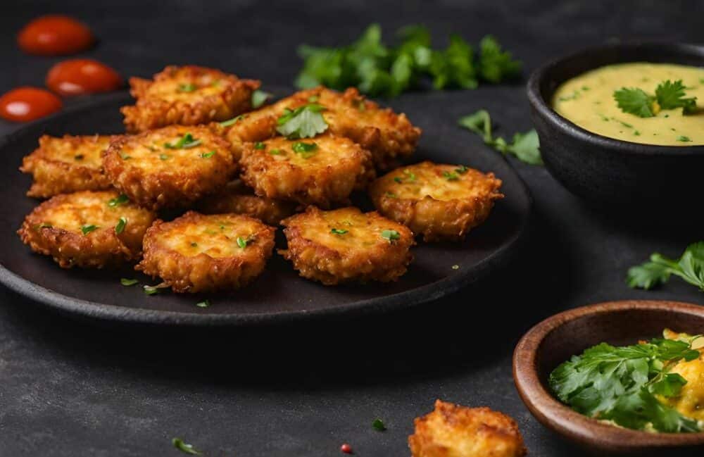 Papad Paneer Fritters Recipe