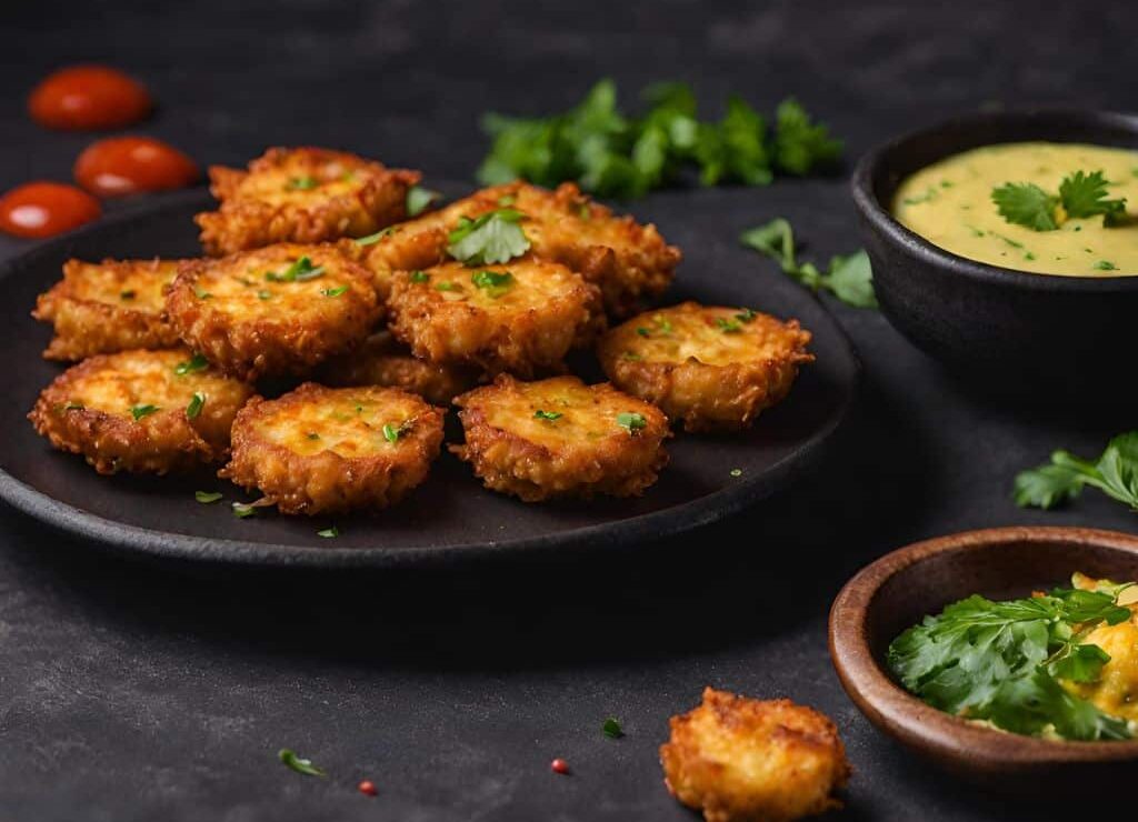 Papad Paneer Fritters Recipe